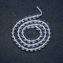 Koraliki z górskiego kryształu na nitce — gładkie kuleczki, średnica 6 mm, długość 38 cm