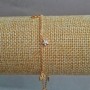 Bransoletka Xuping pozłacana 18K z białymi cyrkoniami, długość 19–21 cm, grubość 1,2 mm +