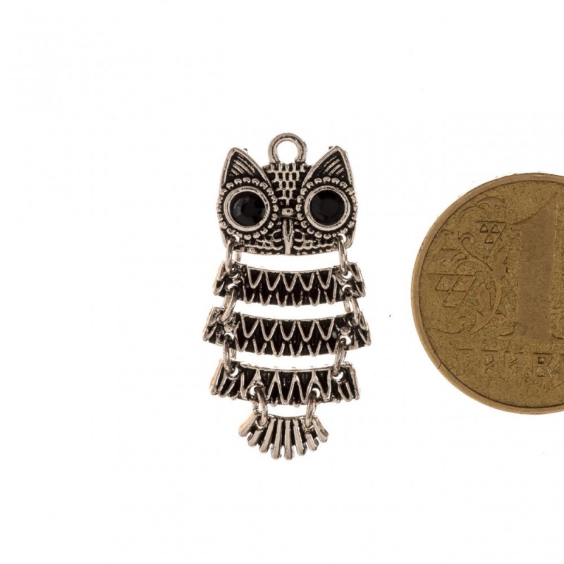 Zawieszka Sowa, długość 3 cm