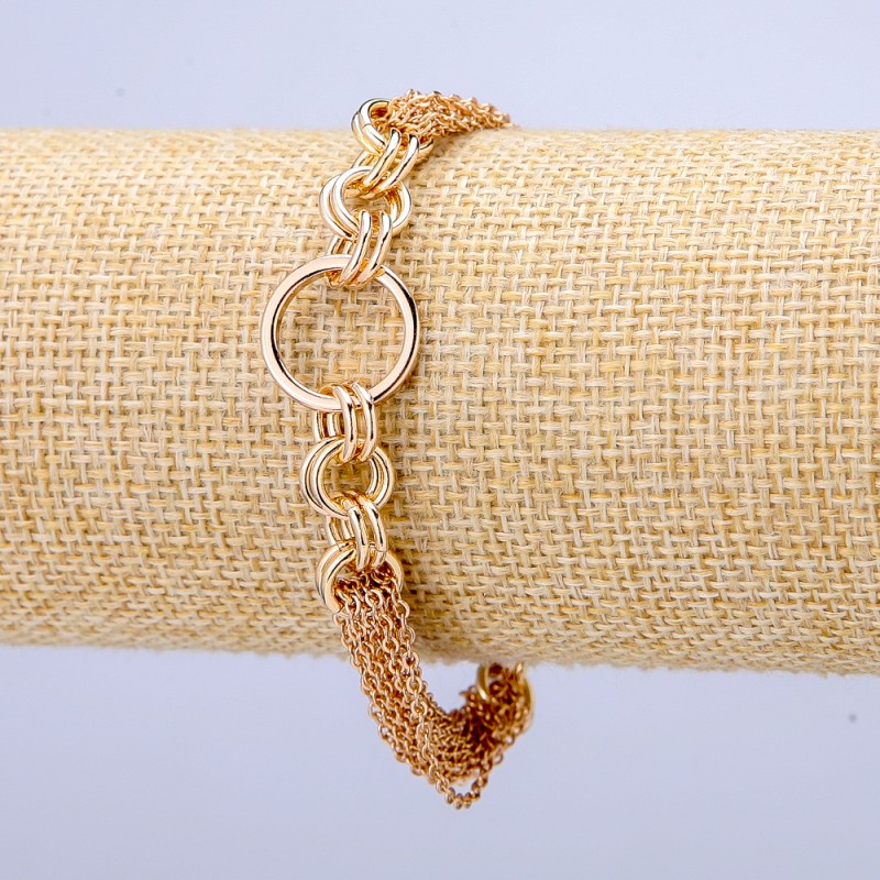 Bransoleta Xuping z pozłaceniem 18K, grubość 15 mm ±, długość 18 cm
