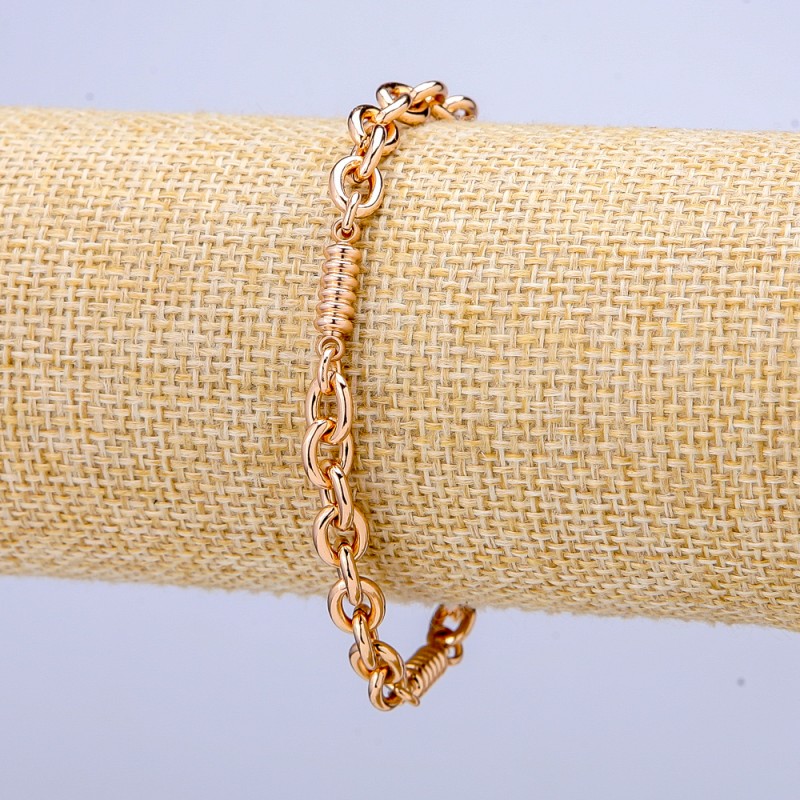 Bransoletka Xuping Pozłocenie 18K, grubość 5,5 mm, długość 18 cm