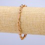 Bransoletka Xuping Pozłocenie 18K, grubość 5,5 mm, długość 18 cm