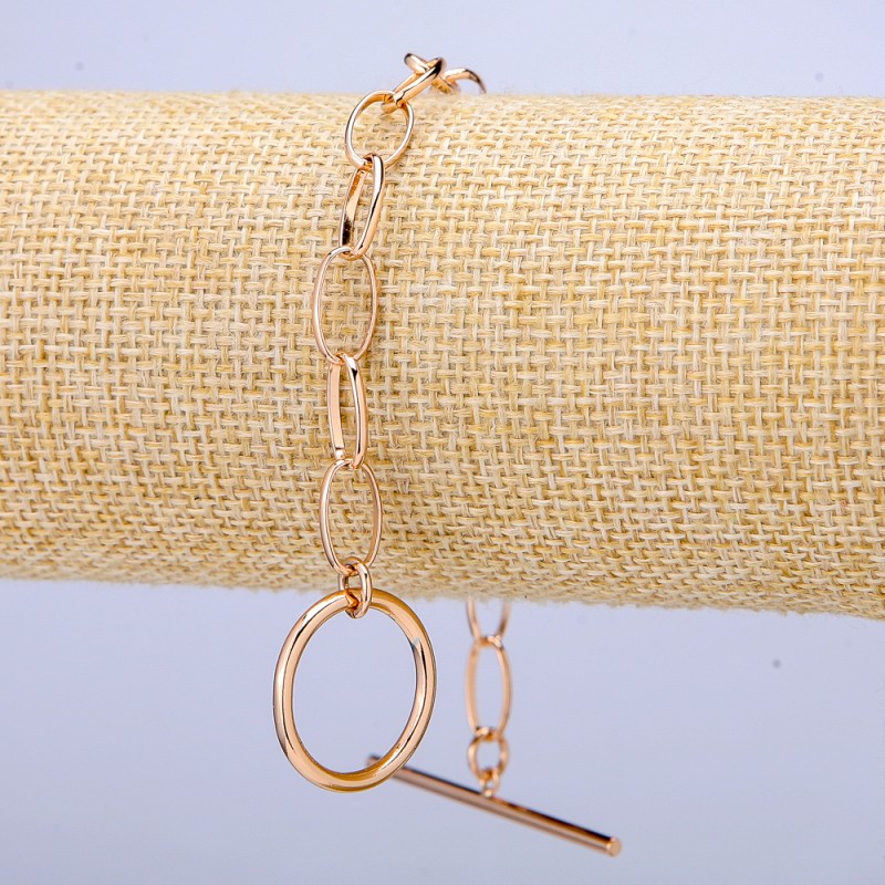 Bransoletka Xuping pozłacana 18K, grubość 6 mm+-, długość 17 cm+