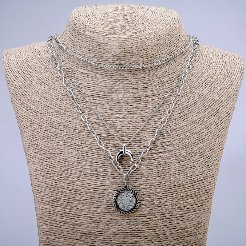 Łańcuszek Xuping z zawieszkami rodowymi, grubość 4 mm + -, 3 mm + - i 1,4 mm + - L (maks.) - 52 cm +