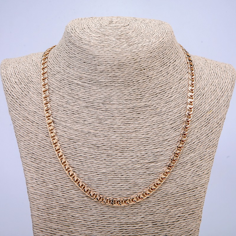 Łańcuszek Xuping pozłacany 18K, grubość 6 mm, długość 50 cm