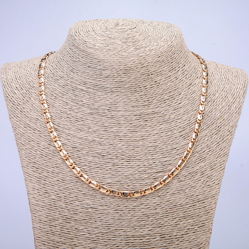 Łańcuszek Xuping pozłacany 18K, grubość 4,5 mm, długość 48 cm