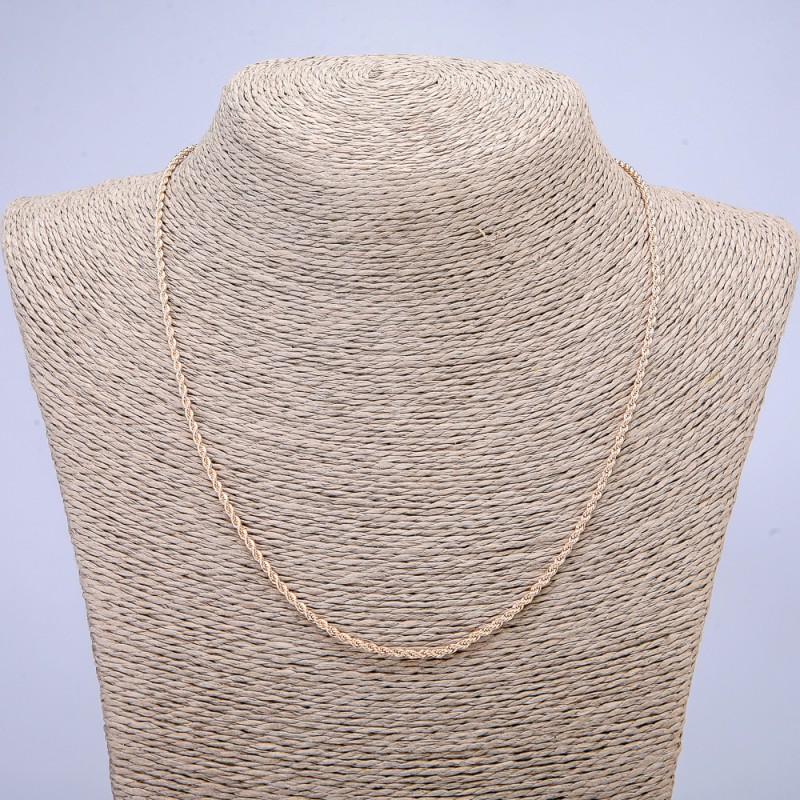 Łańuch Xuping pozłacany 18K, grubość 2 mm + -, długość 52 cm +