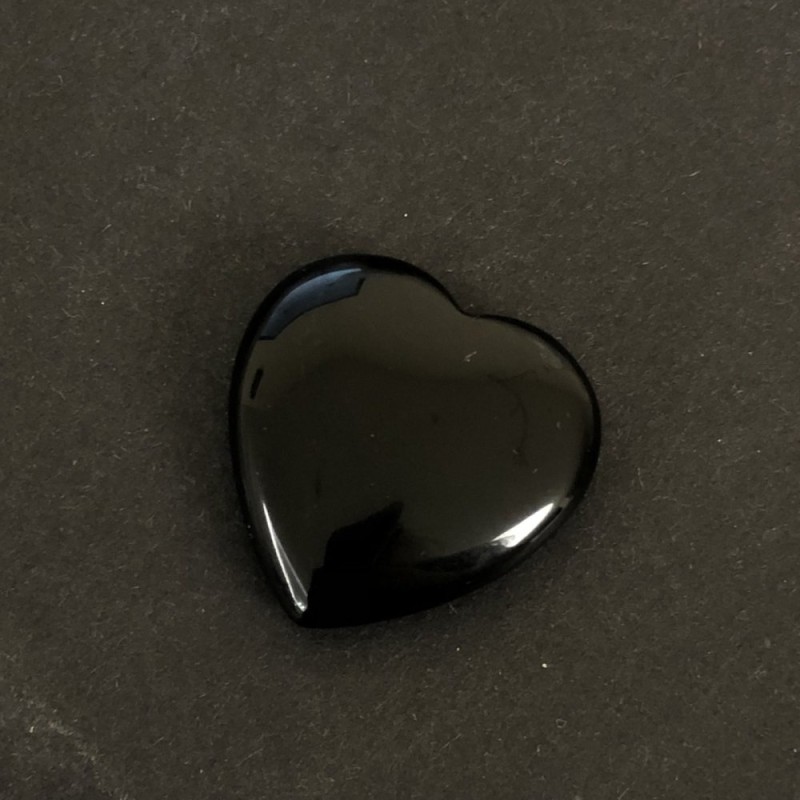 Pamiątkowy kamień w kształcie serca z naturalnego agatu, wymiary 25×25×7 mm