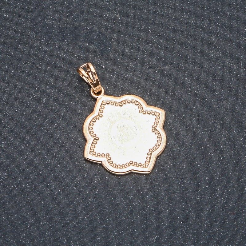 Wisiorek Xuping pozłacany 18K, średnica 34×25 mm +