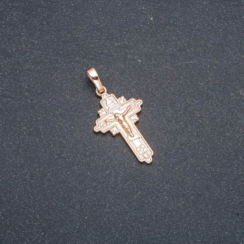 Wisiorek Xuping Pozłacanie 18K Krzyż, średnica 35x18 mm +