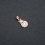 Wisiorek Xuping Pozłocenie 18K z białymi kryształami, średnica 20×9 mm +