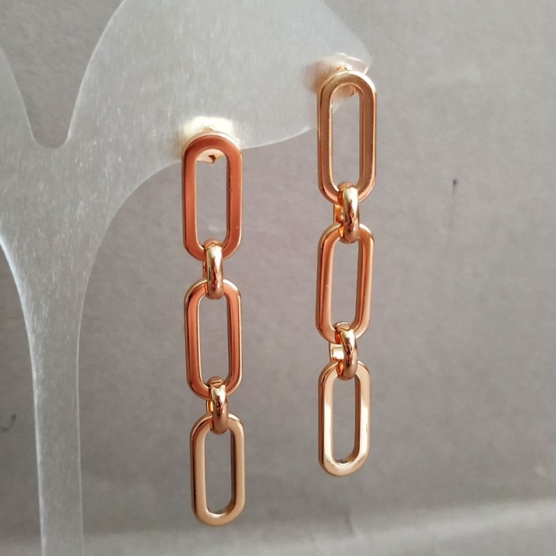 Kolczyki Xuping Pozłacane 18K, grubość 7,5 mm + -, długość 54 mm +