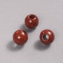 Koralik Pandora z czerwonego jaspisu 16×14 mm