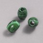 Koralik Pandora z malachitu 16,5×15,5 mm + -, średnica otworu 5,5 mm +