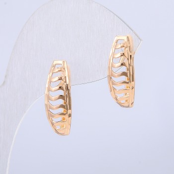Kolczyki Xuping Pozłota 18K, średnica 20×7 mm +