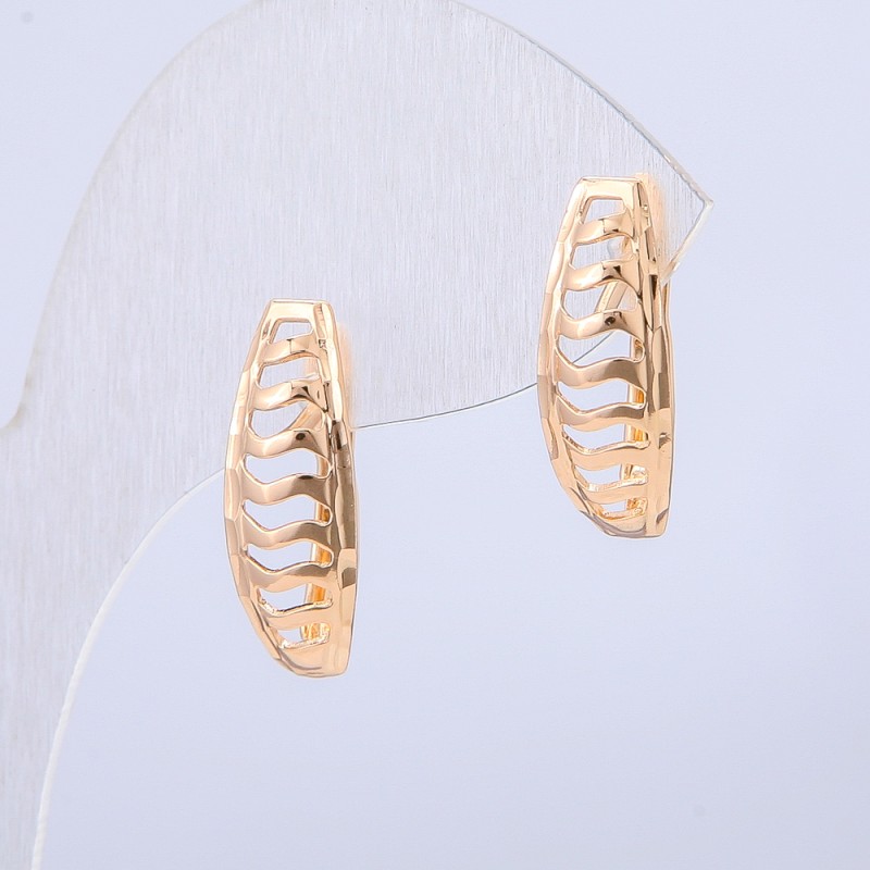 Kolczyki Xuping Pozłota 18K, średnica 20×7 mm +
