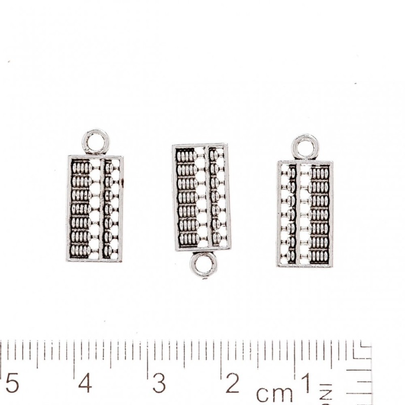 Zawieszka do biżuterii 'Rachunki' kolor metalu 'srebro' fason 20 g +- 35 szt