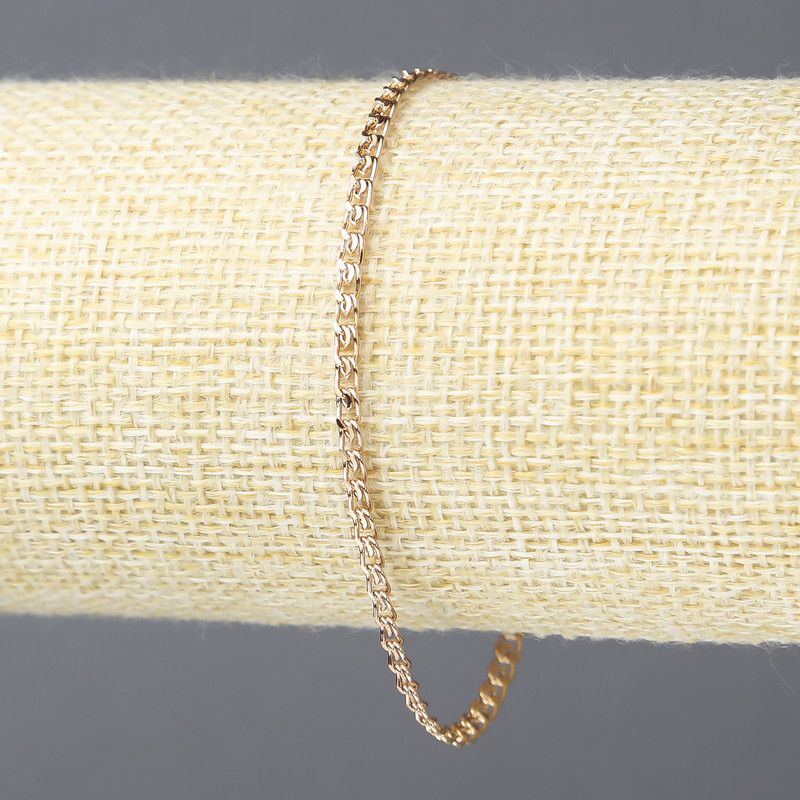 Bransoletka Xuping z pozłotą 18K, grubość 3 mm, długość 18 cm +