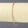 Bransoletka Xuping z pozłotą 18K, grubość 3 mm, długość 18 cm +