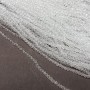 Koraliki czeskiego kryształu na żyłce, białe, przezroczyste, rondele fasetowane, średnica 3×2,5 mm + -, długość 36 cm +