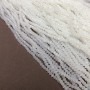 Koraliki czeskiego kryształu na nitce mleczno-przezroczyste, fasetowany rondel, średnica 3×2,5 mm, długość 36-38 cm +