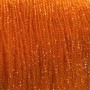 Koraliki z czeskiego kryształu na żyłce, pomarańczowe, przezroczyste, fasetowany rondel, średnica około 3×2,5 mm, długość 36–38 cm +