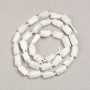 Zawieszka na nici z naturalnym adularem, fasetowany, 10×6 mm + -, długość 42 cm +
