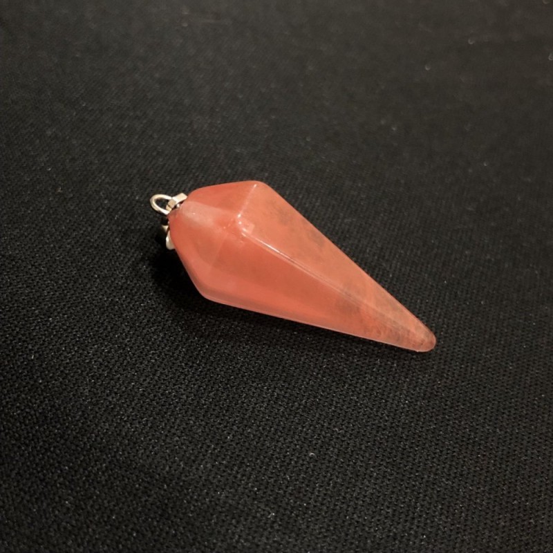 Wisiorek „Wahadło” z chalcedonu 40×30×13 mm