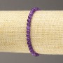Bransoletka z lepidolitu (sztuczny) gładka kuleczka, średnica 4,5 mm ± (na elastycznej gumce)