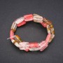 Koraliki z chalcedonu – prostokątne, 13x18 mm, długość 38 cm (±)