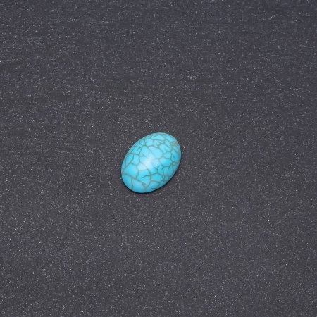 Kaboszon z kamienia turkusowego (prasowany) 20×15 mm