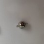 Zapięcie magnetyczne do biżuterii, 15×10 mm, kolor srebrzysty metaliczny