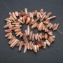 Sznurek z naturalnego selenitu w formie drobiny „igła”, średnica 15×5 mm, długość 40 cm +