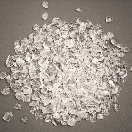 Kryształowa bryłka kamienna bez otworu o wymiarach 3–8×3–10 mm ± różne rozmiary 100 g
