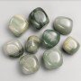 Pamiątkowy naturalny kamień serafinit fasetowany 21×16 mm (+-) opakowanie 100 g