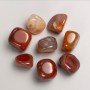 Pakowanie 100 g Pamiątkowy naturalny kamień Karneol obtaczany 14–16x13–15 mm (+-)