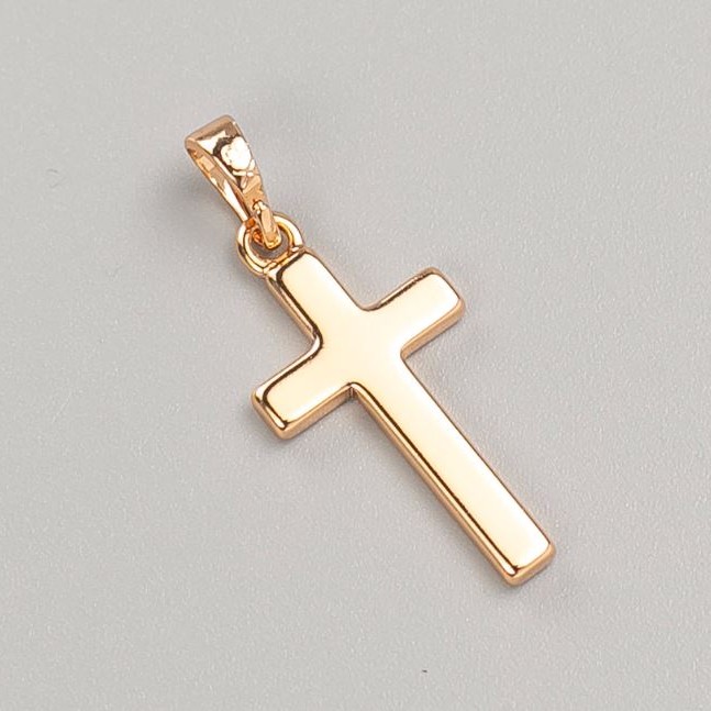Wisiorek Xuping Krzyż pozłacany 18K, wymiary 24,5×12 mm+