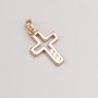 Wisiorek Xuping Krzyż pozłacany 18K, wymiary 21x13 mm+