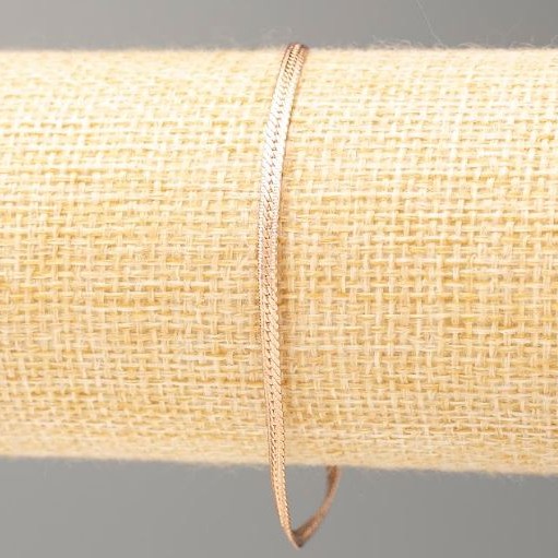 Bransoleta Xuping z pozłotą 18K, długość 19 cm, grubość 2 mm