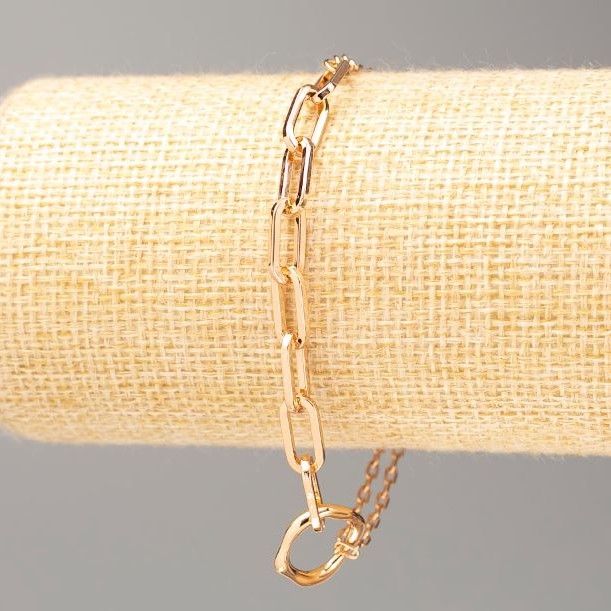 Bransoletka Xuping Pozłacanie 18K Długość 17–20 cm, grubość 5,5 mm +