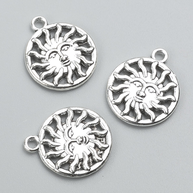 Zawieszka „Słońce” 20×17 mm opakowanie 10 szt.