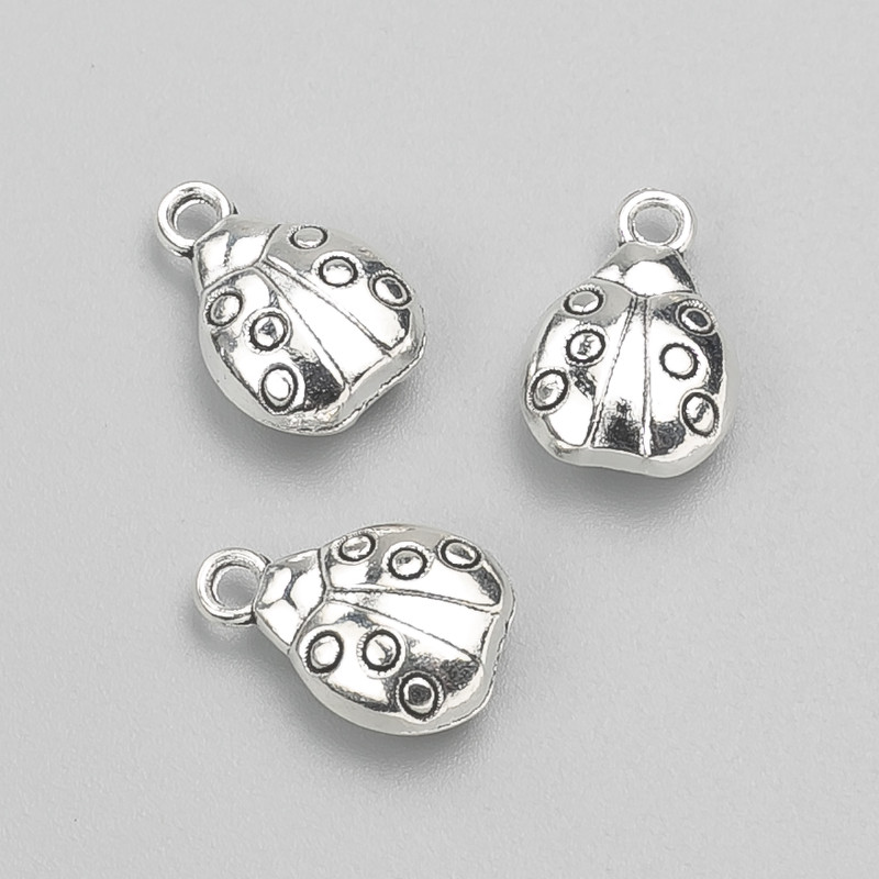 Zawieszka jubilerska «Biedronka» 14×10 mm, opakowanie 10 szt. ± 20 g