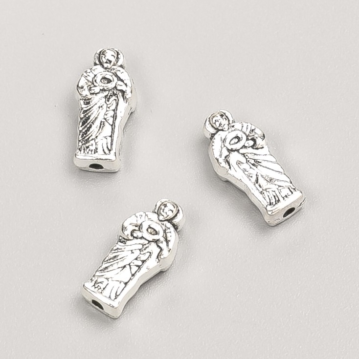 Koralik-wkładka 'Ikona', srebro, 13×6×4 mm, fas. 20 g, 23 szt. ±