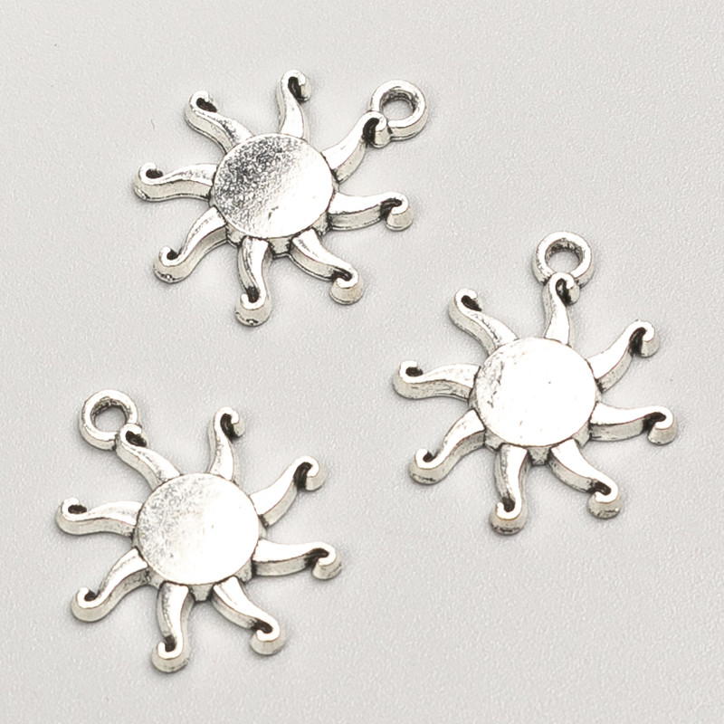 Zawieszka Słońce, średnica 19×16 mm, opakowanie 21 szt. ±