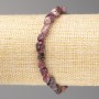 Bransoletka z turmalinu fasetowana, średnica 6–7 mm, na elastycznej gumce, długość 18 cm+