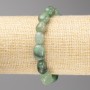 Bransoletka z nefrytu fasetowanego, średnica 8×12 mm ± na gumce, długość 18 cm+