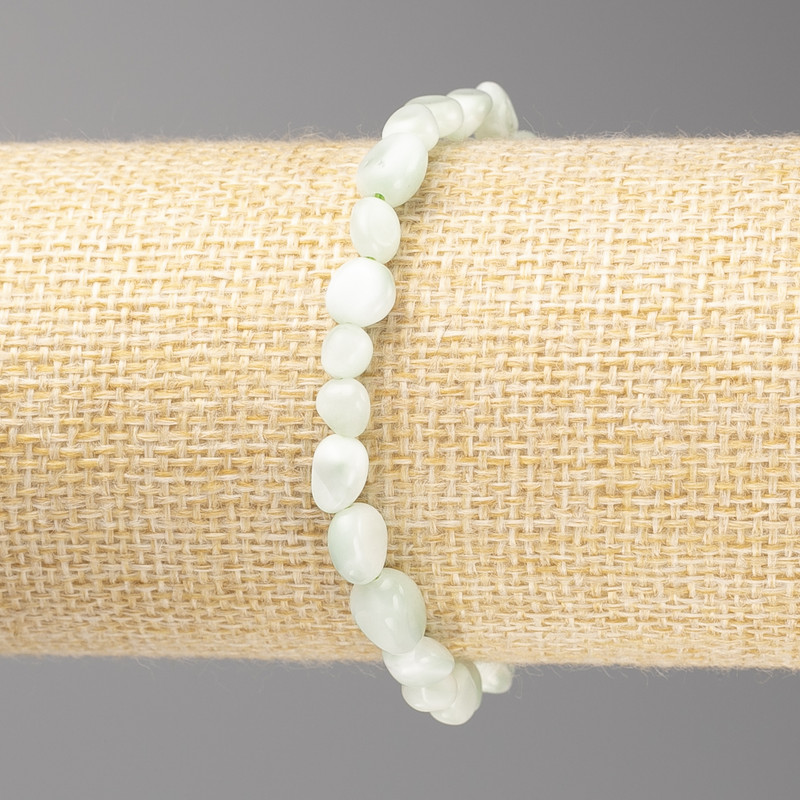 Bransoletka z naturalnego larimaru, kuleczki o średnicy 7×6 mm, długość 18 cm, elastyczna