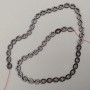 Koraliki hematitu w kształcie krzyża, średnica 6×8 mm, długość 39 cm na nitce