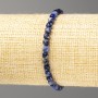 Bransoletka z sodalitu naturalnego, fasetowane kostki o średnicy ok. 4–5 mm, długość 18 cm (elastyczna)