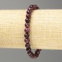 Bransoletka z rubelitu turmalinu, gładkie kuleczki o średnicy 6,5 mm, długość 18 cm (rozciągliwy sznurek)